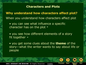 Characters Influencing the Plot